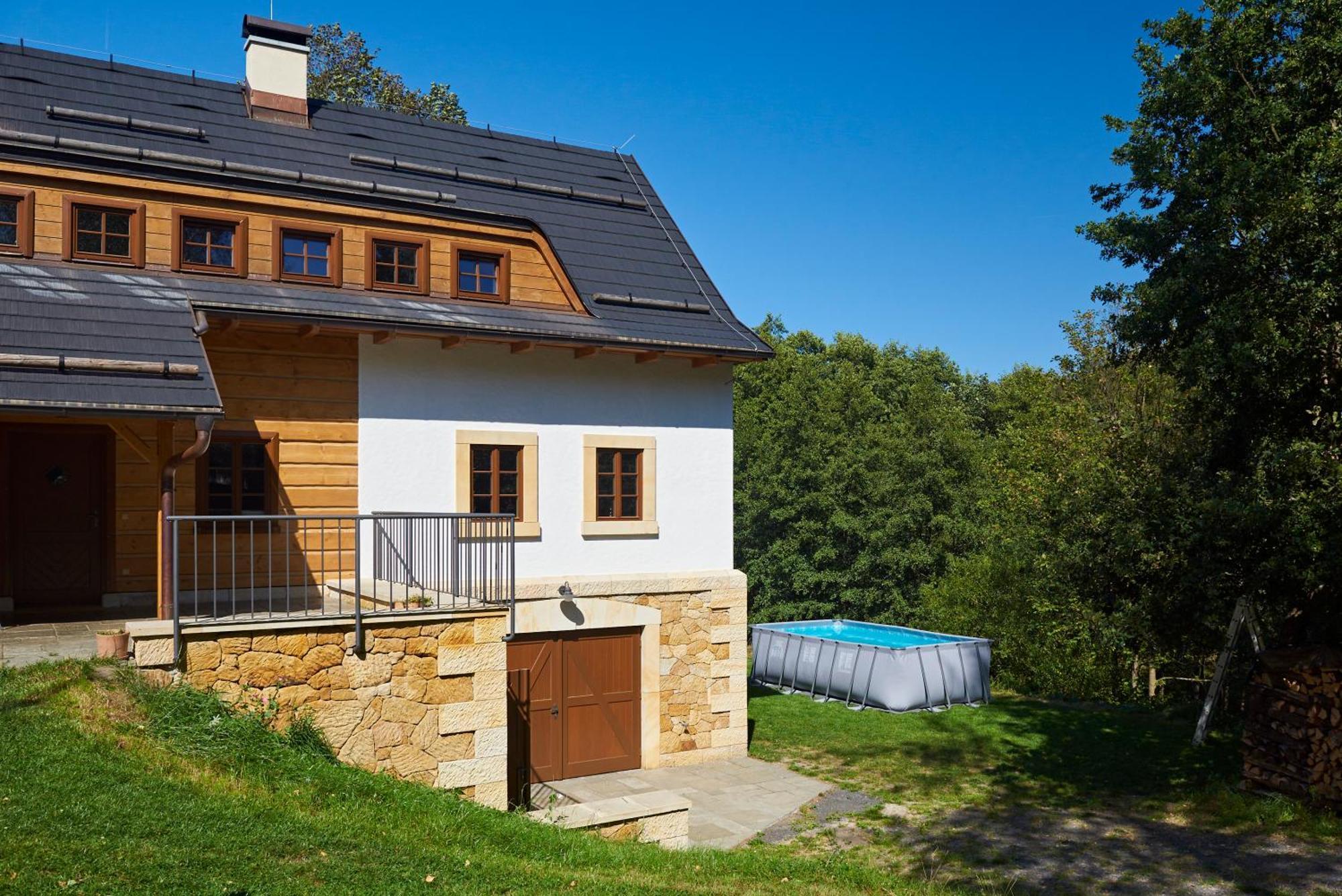 Villa Na Jeleni Stezce Chřibská Esterno foto